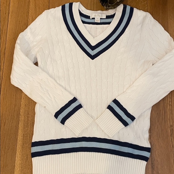 Lilly Pulitzer Brockton cotton sweater size small EUC - Picture 2 of 5